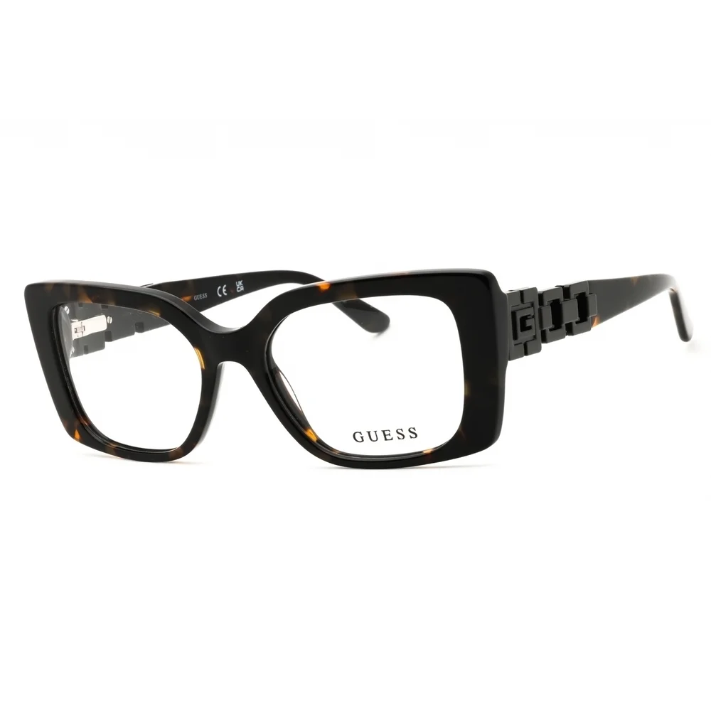 NWT Guess GU50322 Dark Havana Rectangle 51mm Eyeglasses